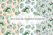 Eucalyptus watercolor digital paper, a Pattern Graphic by Artmanata (Thumbnail 3 of 11)