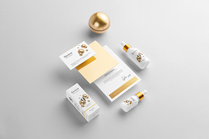 Serena Cosmetics Branding Mockups