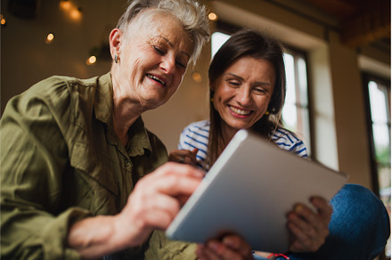 Portrait of happy senior mother with, a Person Photo by HalfPoint