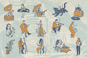 Musical Illustrations, a Person Illustration by Megflags (Thumbnail 4 of 10)