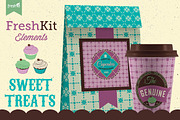 Sweet Treats Branding Elements, a Templates & Theme by Fresh ID (Thumbnail 1 of 4)