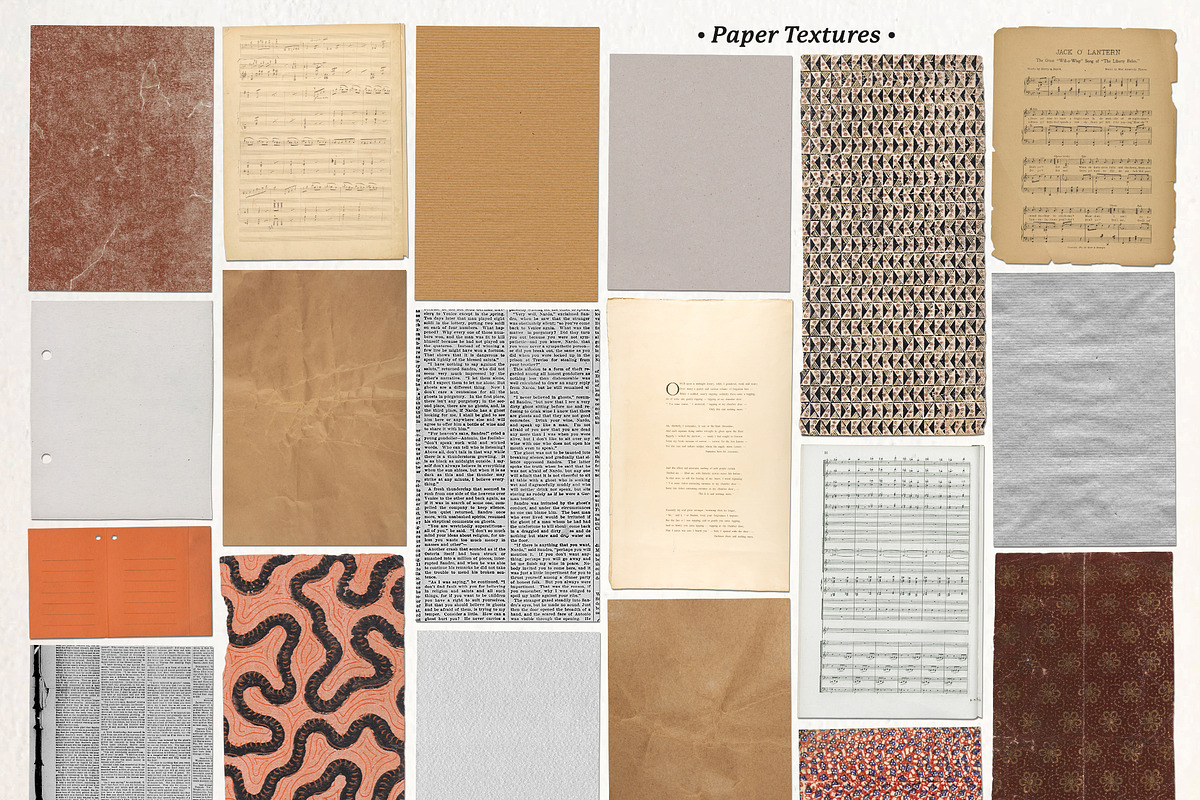 The Eerie Reverie Collage Pack, an Object Graphic by Dina Mae (Photo 8 of 13)