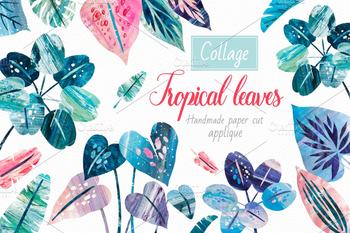 Collage Tropics, a Decorative Illustration by Ekaterina Mikheeva (Photo 1 of 5)