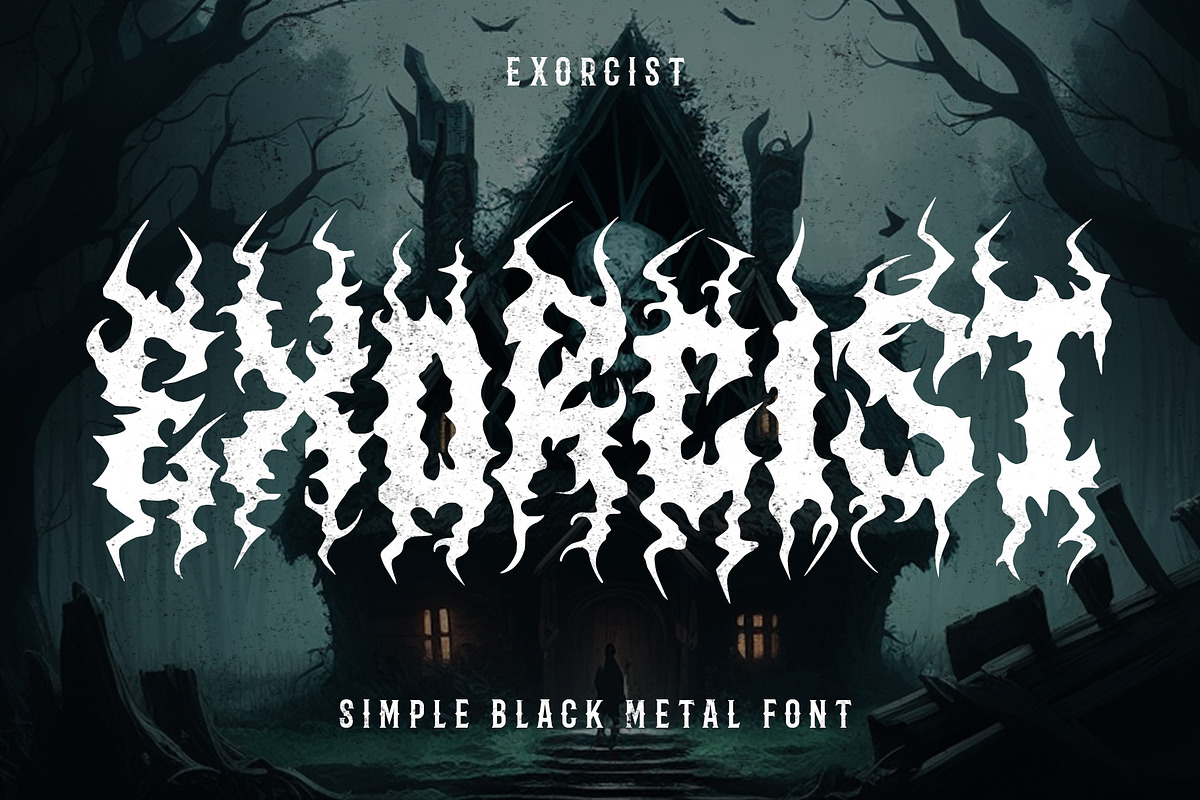 ZERION - Black Metal Font, a Blackletter Font by Fonday Studio (Photo 2 of 6)