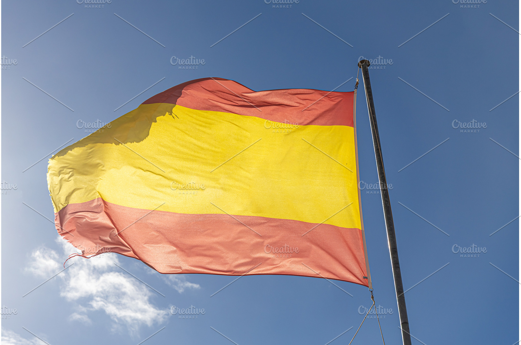 A vibrant shot of the Spanish, a Background Photo by Illustrations&photos