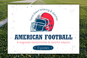 American Football Illustrations, an Illustration by Akimo Mia (Thumbnail 1 of 8)