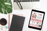 Two Page Media Kit in Pink, a Templates & Theme by ProductiveandFree (Thumbnail 9 of 11)