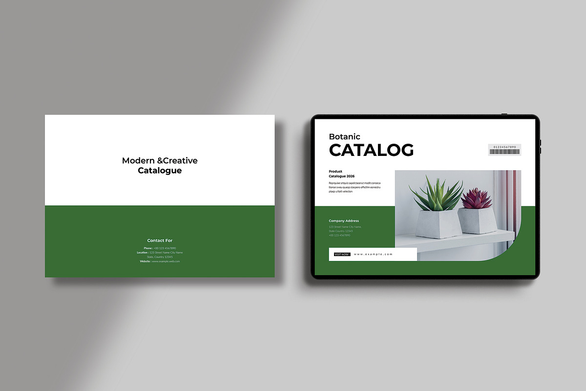 Catalog Brochure Template Landscape, a Brochure Template by Spark_Creative (Photo 9 of 11)