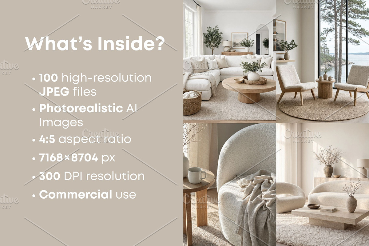 White Interior Stock Photo Bundle, an Architecture Photo by Selenique Studio (Photo 2 of 12)