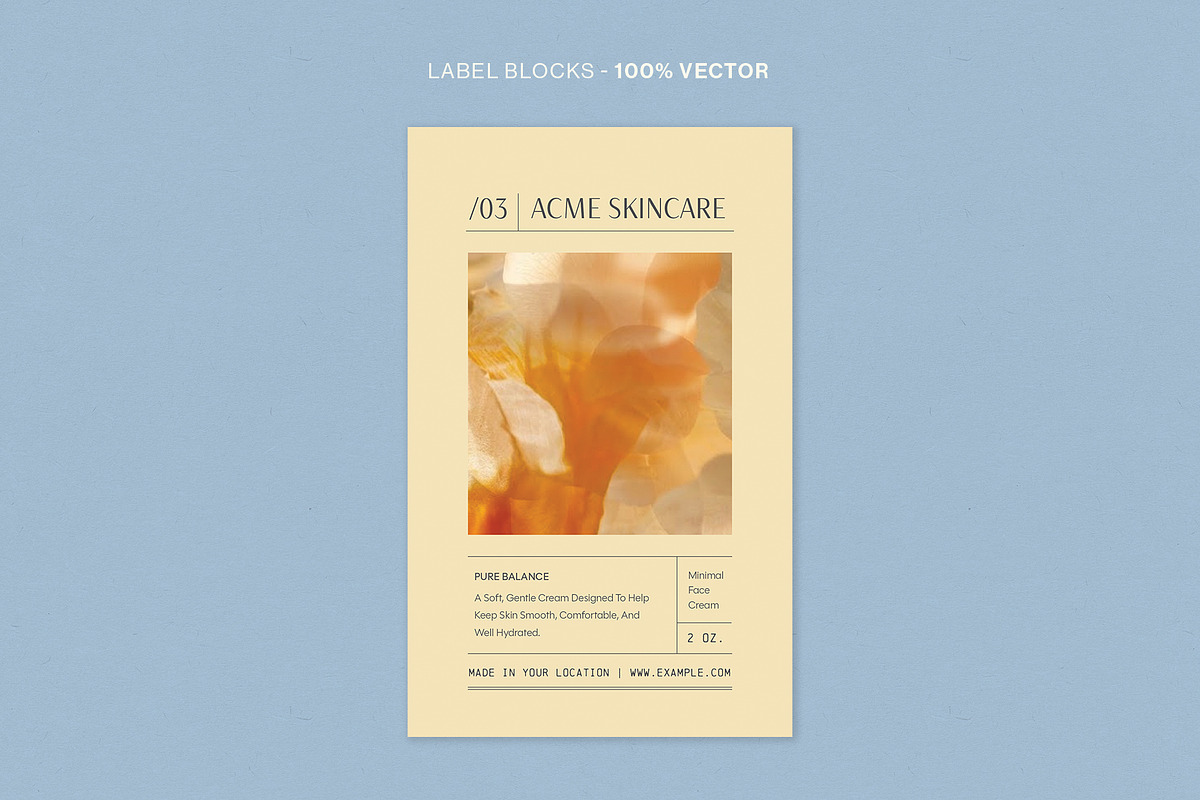 Product Label Template Set, a Stationery Template by BrandPacks (Photo 8 of 14)