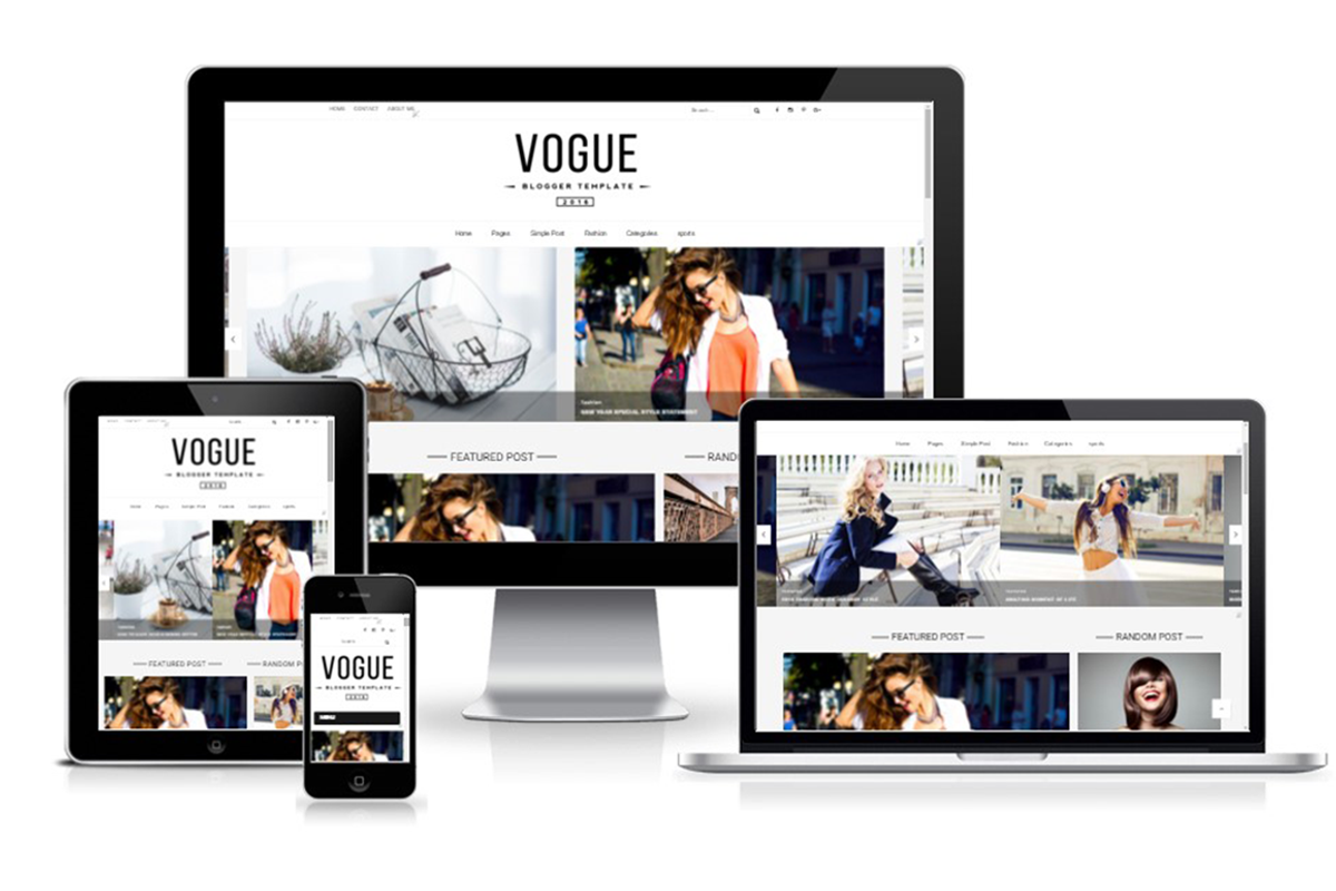 Vogue 2016 Blogger Template, a Websites & App Template by bthemez (Photo 2 of 3)