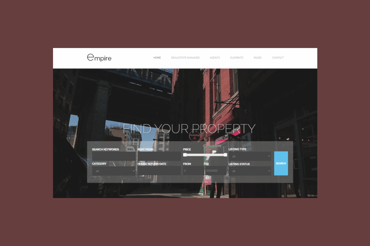 Empire - Joomla Real Estate Template, a HTML Template by Ordasoft (Photo 1 of 5)