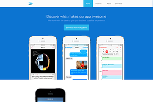 Blocks - IPhone App Website Template