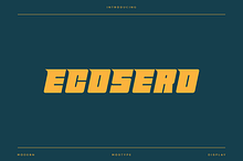 Ecosero - Modern Sport Typeface