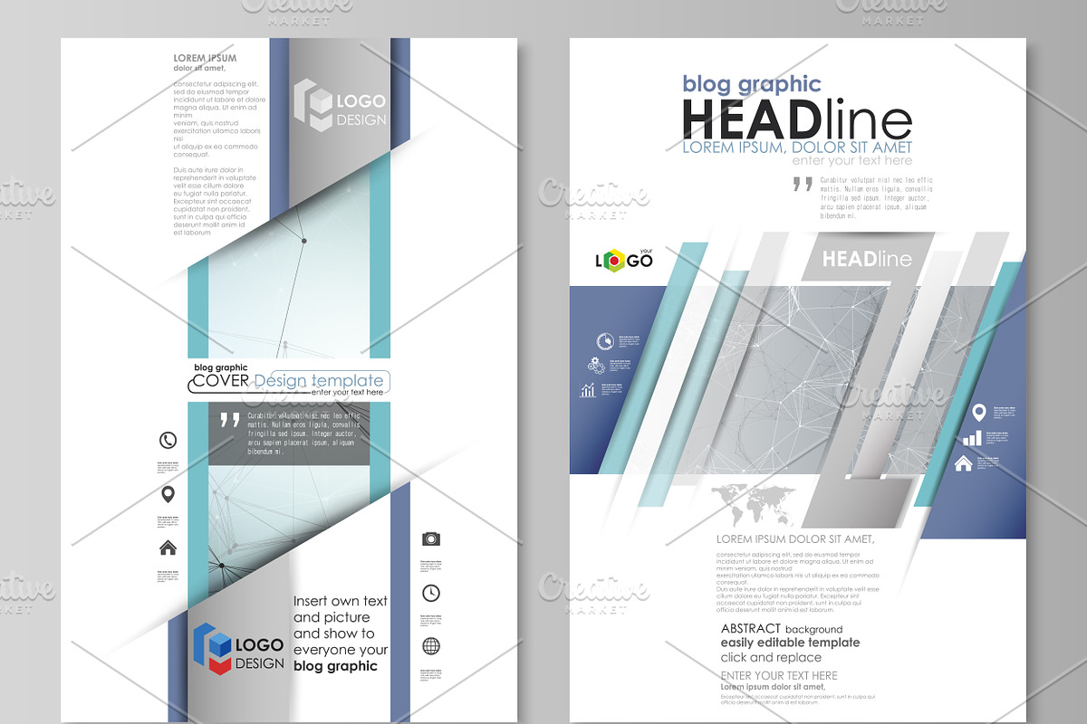 Mega Pack templates, a Brochure Template by VectorShop (Photo 62 of 102)