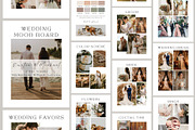 Wedding mood board template, a Stationery Template by EvaTemplates (Thumbnail 4 of 10)