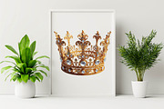 Fairy Queen Crown Sublimation Clipar, an Illustration by SVGArt (Thumbnail 3 of 7)