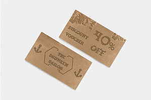 Torn Cardboard Gift Voucher