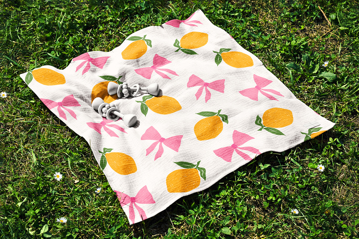 Lemons Pattern, a Pattern Graphic by Groovy Arts (Photo 3 of 5)