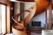 69 Spiral wooden staircases, an Architecture Photo by Handmadefont (Thumbnail 49 of 73)