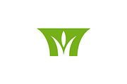 Letter M Grass Logo, a Branding & Logo Template by Buqancreative (Thumbnail 3 of 4)