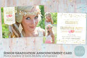 AG007 Senior Graduation Card, a Flyer Template by Paper Lark (Thumbnail 1 of 3)