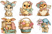 Nursery Blue Country Easter Clipart, an Illustration by DreamPrint404 (Thumbnail 2 of 5)