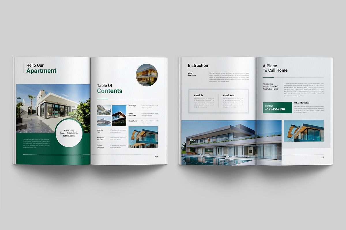 Luxury Real Estate Brochure Template, a Brochure Template by NorthPeak (Photo 3 of 8)