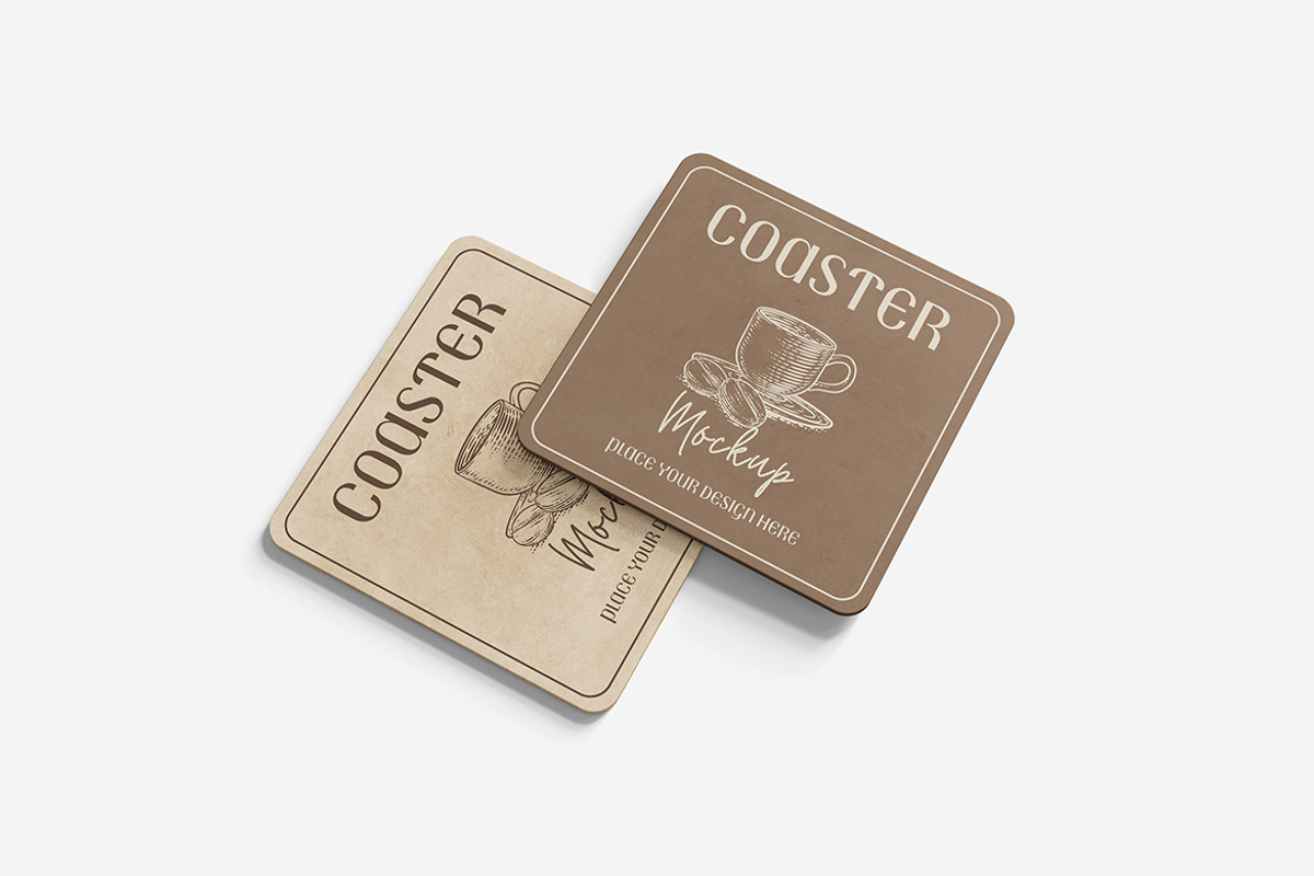 Coaster Mockup, a Product Mockup by MrLetters (Photo 5 of 5)