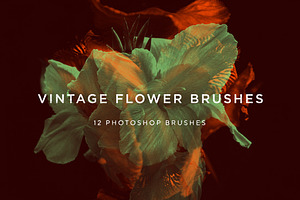 Vintage Flower Brushes