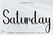 Saturday, a Handwritten Font by InermediaSTUDIO (Thumbnail 1 of 8)