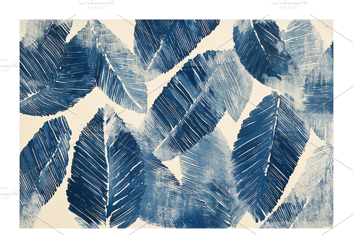 Blik Co. Organic Leaf Patterns, a Texture Illustration by milatovar (Photo 13 of 24)