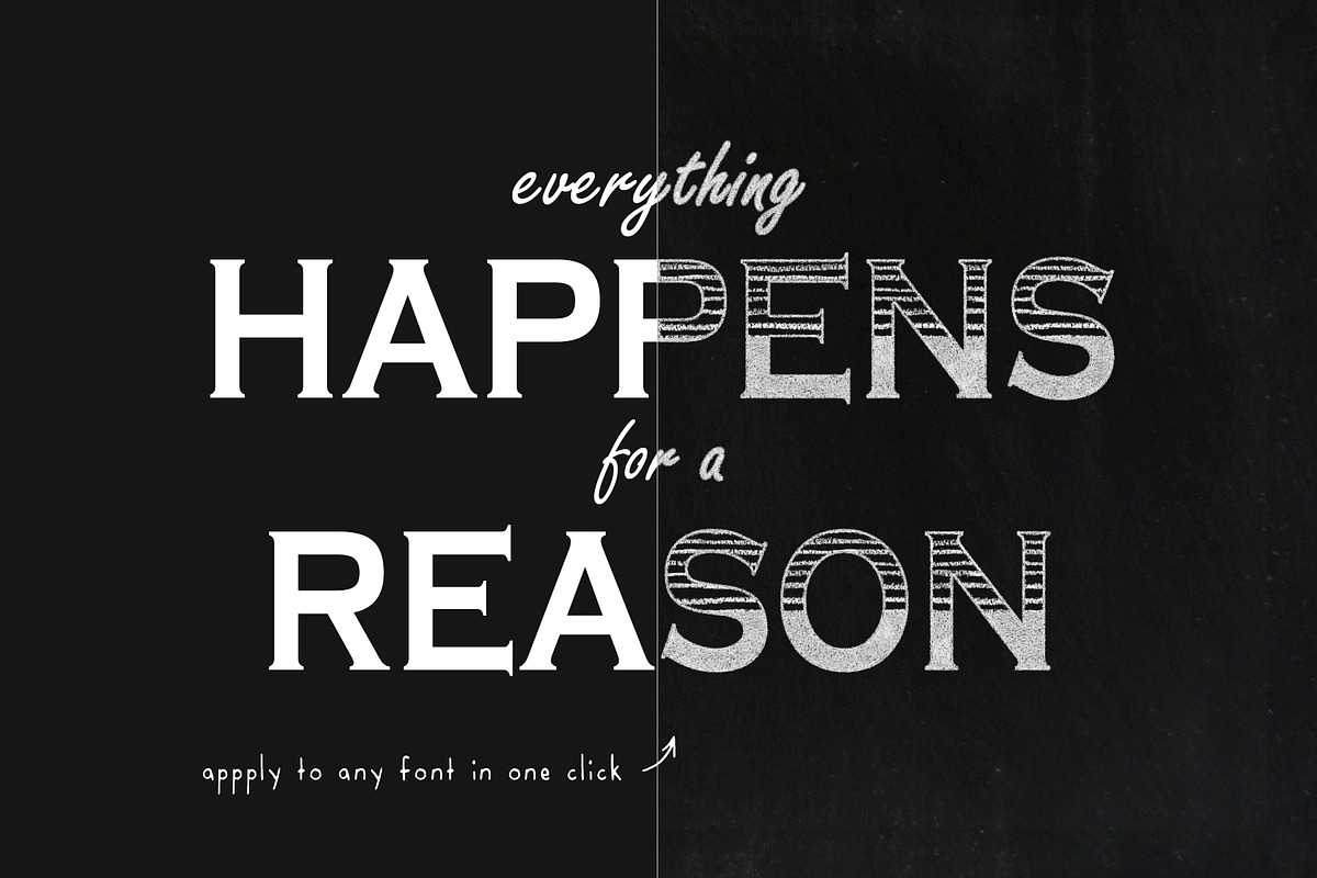Chalk Styles for Photoshop, a Layer Style Add-On by Pikovit (Photo 13 of 14)