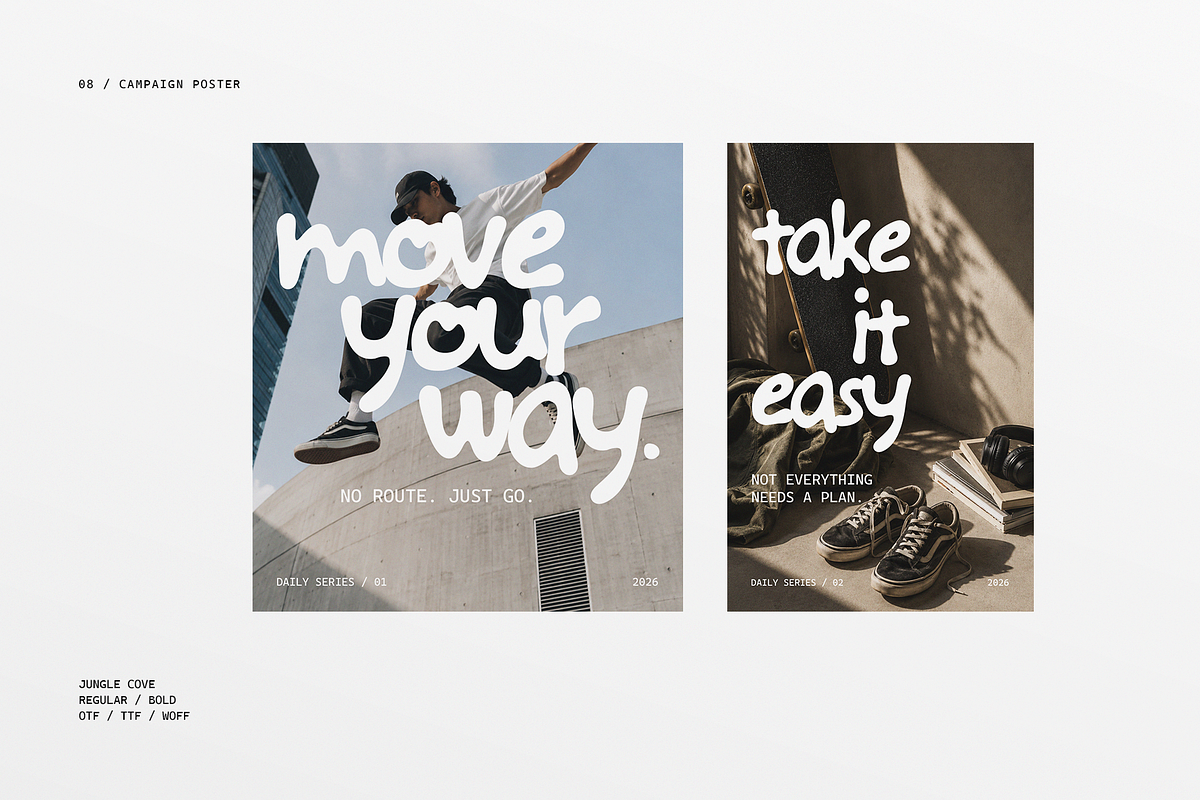 Jungle Cove – Handwritten Font, a Handwritten Font by Hasbi Creative (Photo 8 of 12)