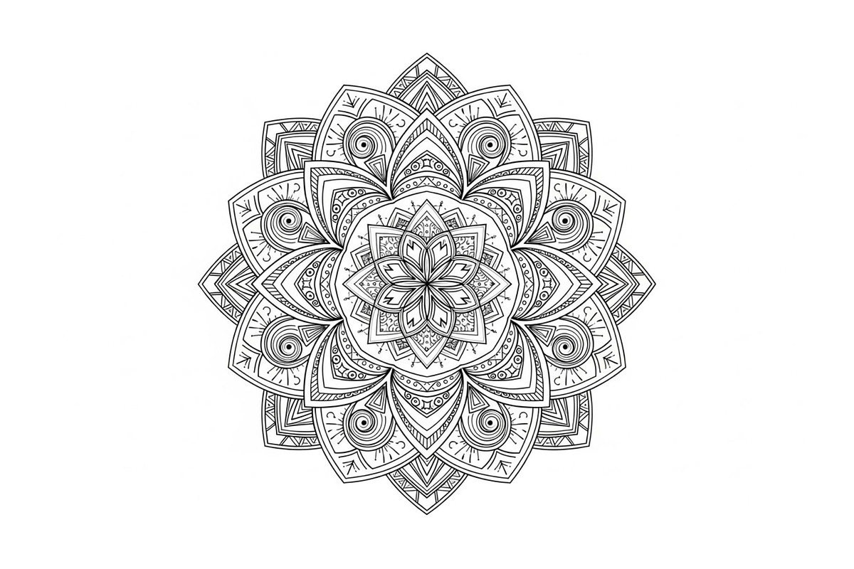Mandala Flower SVG Bundle, an Illustration by Creativeshirt (Photo 23 of 31)
