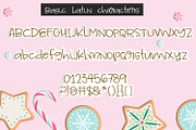 NEW!! Frosted Gingerbread Font, a Font by Sabrina Schleiger Design (Thumbnail 2 of 5)