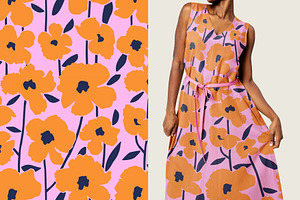 Fleurs - Bright, Oversized Florals