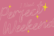 CS Belrise Dashed, a Script Font by Craft Supply Co. (Thumbnail 2 of 8)