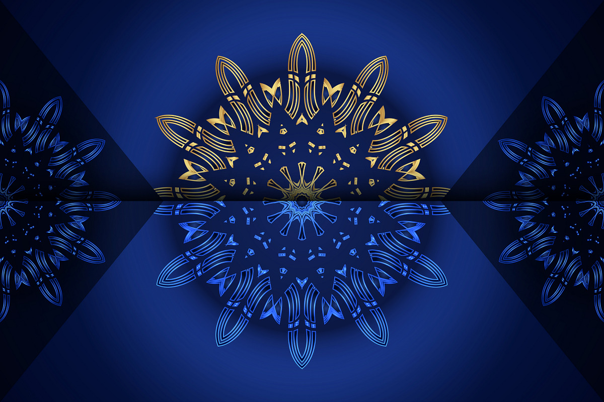 Mandala Ornamental Geometry Bundle, a Background Graphic by NJ Himel (Photo 9 of 92)