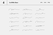 134 Scribbles & circles & underlines, an Object Graphic by Pinkbrush (Thumbnail 5 of 9)