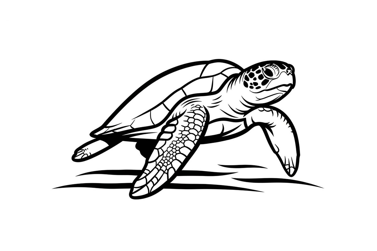 50 Sea Turtle Vector Silhouette Bund, an Illustration by jahid234 (Photo 25 of 51)