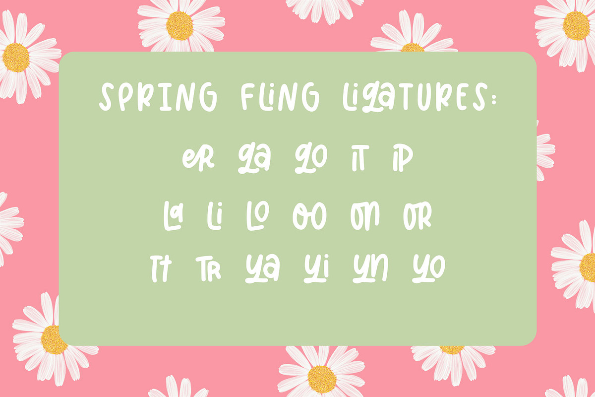 Spring Fling, Bubbly Sans Font, a Sans Serif Font by Jordyn Alison Designs (Photo 10 of 11)