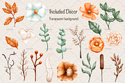 Autumn Pumpkin Watercolor Clipart, an Illustration by Vavavan Artwork (Thumbnail 3 of 4)
