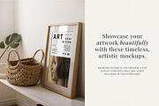 Farmhouse Boho Frame Mockup, a Mockup by Paper Flowers Studio (Thumbnail 4 of 5)