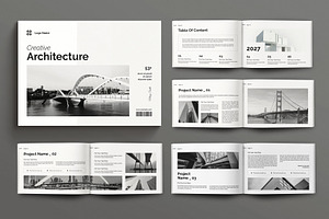 Architecture Portfolio Landscape, a Magazine Template by Seeing-art