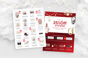 Christmas Sale Catalog Poster, a Flyer Template by BrandPacks (Thumbnail 1 of 5)