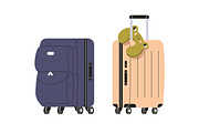 Travel luggage, suitcases set, an Object Illustration by Good Studio (Thumbnail 6 of 9)