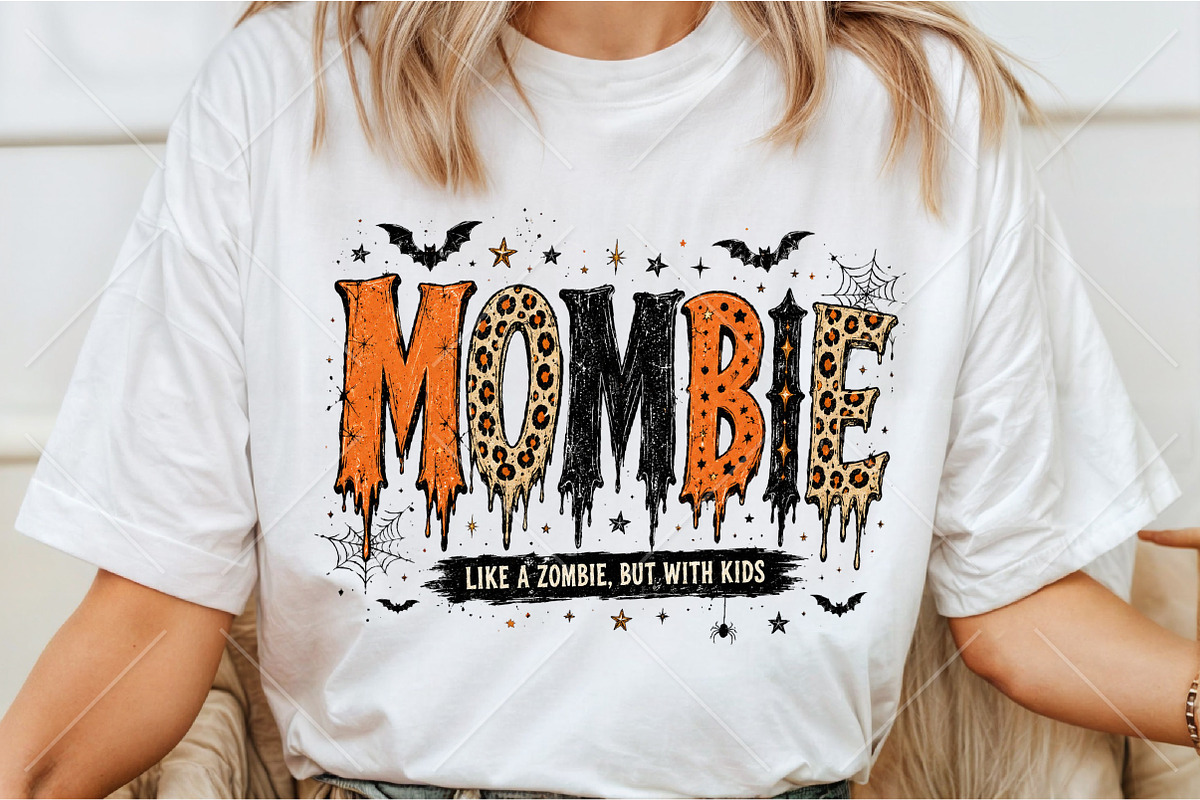 Mombie Funny Halloween Mom Spooky, a Seasonal Illustration by Canvas Craft (Photo 3 of 6)