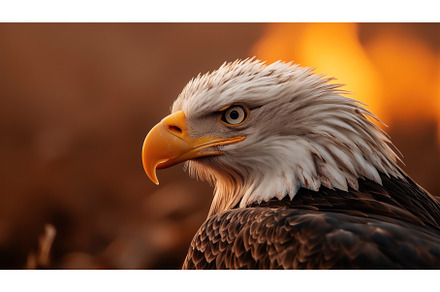 Close-up of a bald eagle with sharp, an Animal Photo by Sergey Kotenev