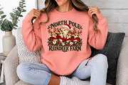 North Pole Santa & Reindeers, a Seasonal Illustration by Craft Nest (Thumbnail 3 of 6)